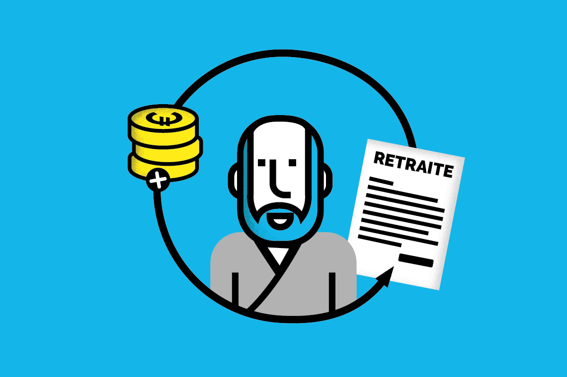 visuel illustrant la retraite