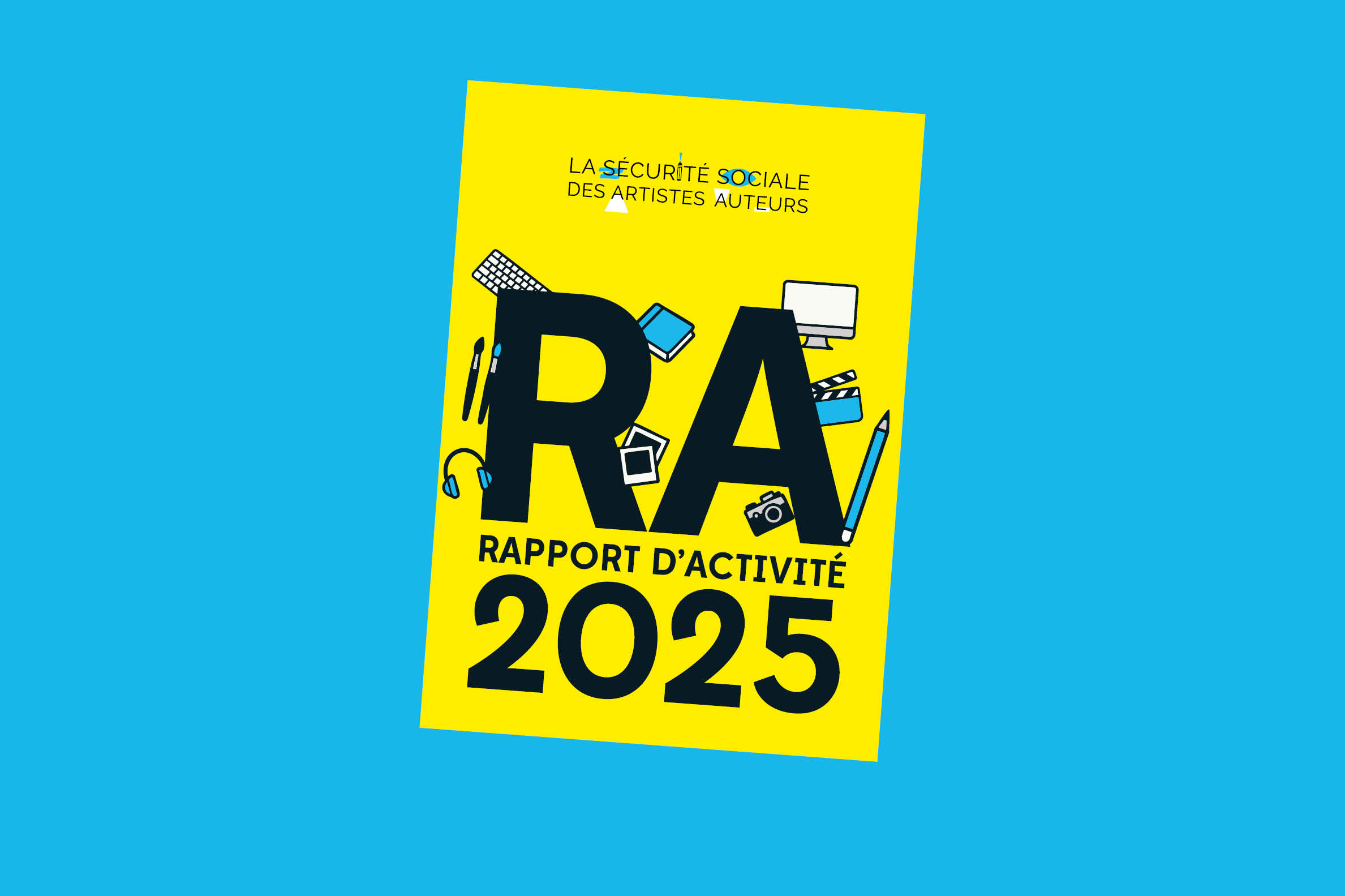 Visuel illustrant la couverture du rapport d'activité 