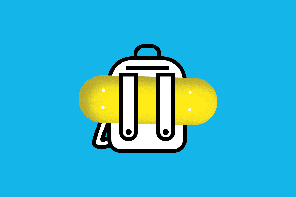 Cartable d'un enfant scolarisé