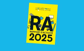 Visuel illustrant la couverture du rapport d'activité 