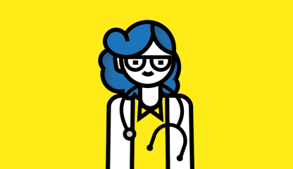 Visuel illustrant une femme medecin