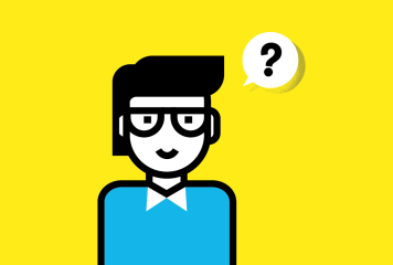 Visuel d'un homme qui s'interroge