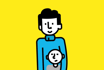 Visuel d'un père et de son fils