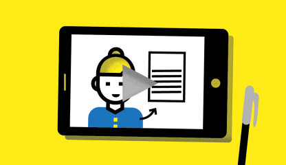 Visuel illustrant une tablette