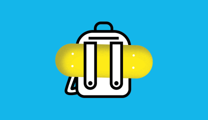 Cartable d'un enfant scolarisé